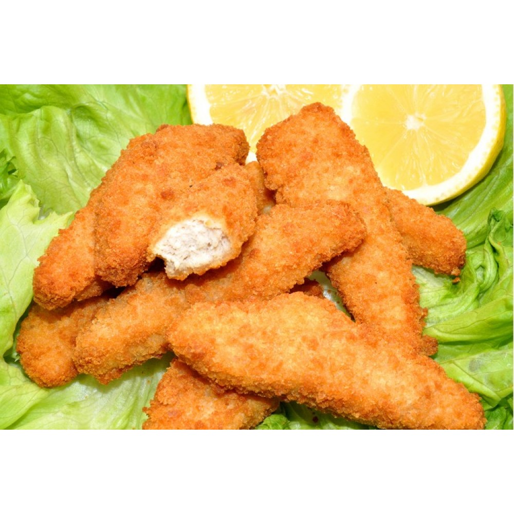 Chicken Frozen Diggers Battered Goujons Kg