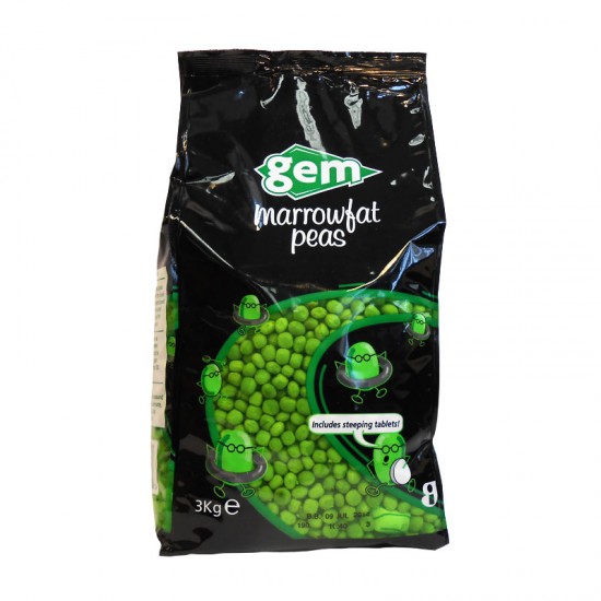 Black Bag of Gem Marrofat Peas 3kg