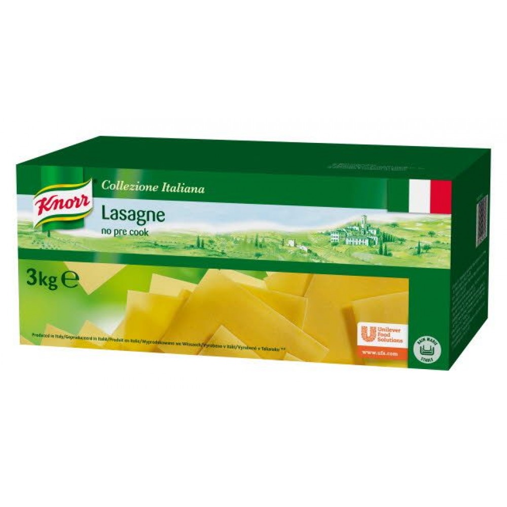 Knorr Pasta : Lasagne 3kg | Irelands Leading Pasta Supplier ...