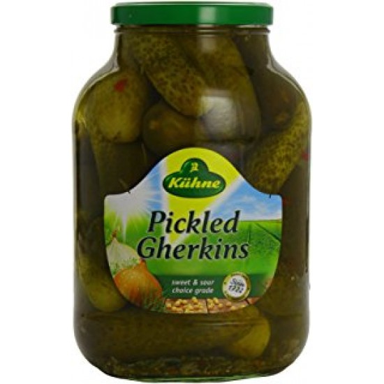 Jar of Kuhne Whole Gherkin 1 X 2.65 Kg