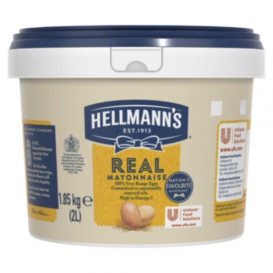 Jar of Hellmann's Mayonnaise 2ltr