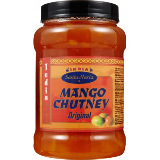 Glass Jar of Santa Maria Mango Chutney 1.2kg