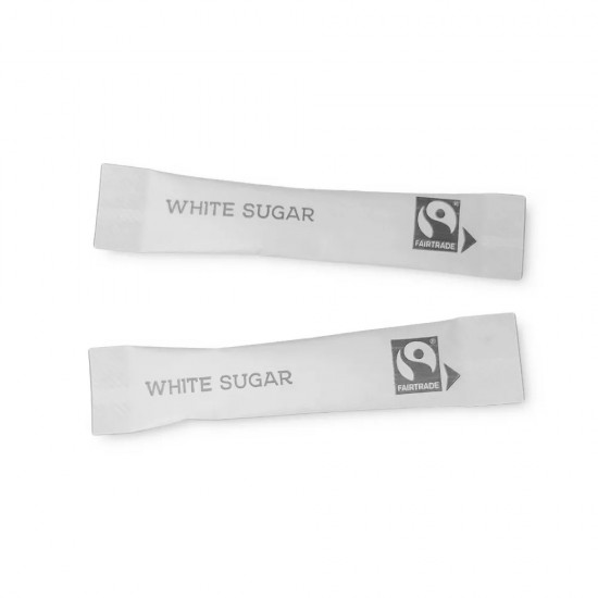 A Fairtrade White Sugar Sticks Packet