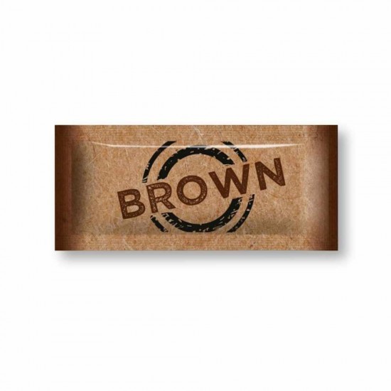 A sachet of Harrisons Brown Sauce 10g X 200