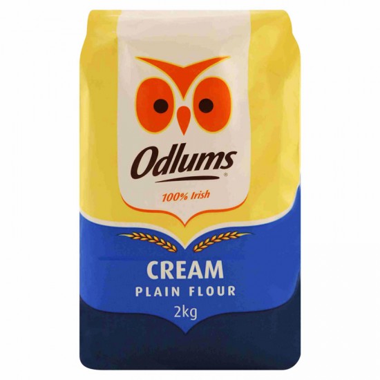 Odlums Cream Flour 2kg Paper Bag