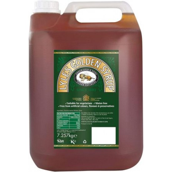 Lyles Golden Syrup 7.25kg Big Plastic Container with Handle