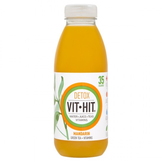 Vit Hit Mandarin Juice Detox in Plastic Bottle