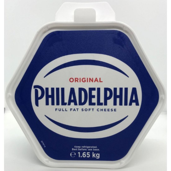 Philadelphia Cheese Full Fat in Blue Hexagon Tub