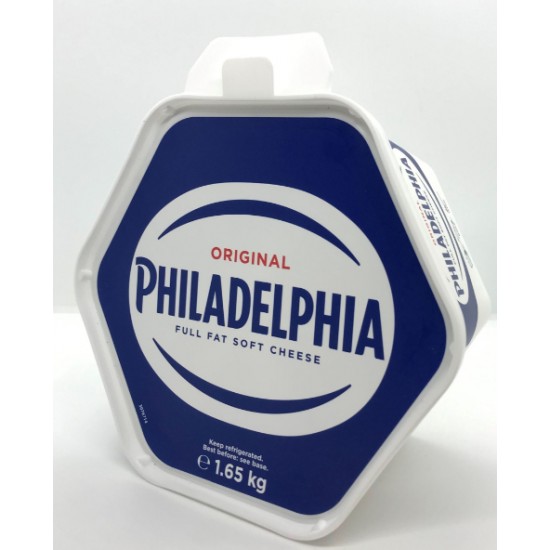 Philadelphia Cheese Full Fat in Blue Hexagon Tub