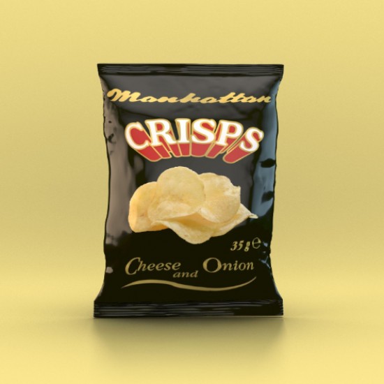 Manhattan Crisps Cheese & Onion 35g