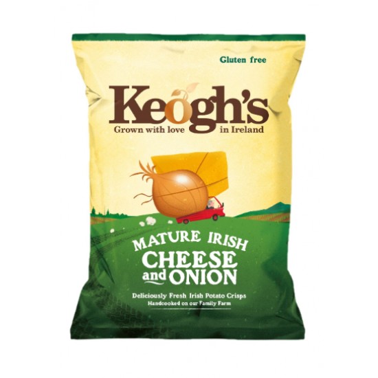 Keogh's Cheese And Onion 50g X 24