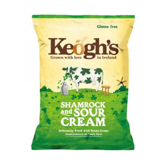 Keogh's Shamrock And Sour Cream 50g X 24