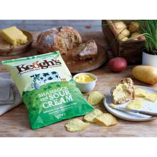 Keogh's Shamrock And Sour Cream 50g X 24