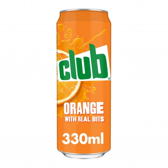 Cans : Club Orange Cans 330ml X 24 - Catering Supplies, Disposables,