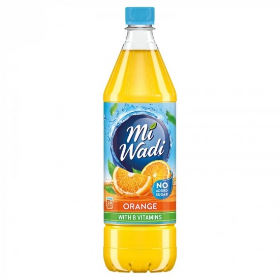 Mi Wadi No Added Sugar Orange in 1 litre bottle