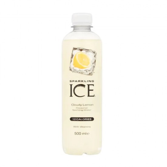 Sparkling Ice Water Cloudy Lemon 500ml X12