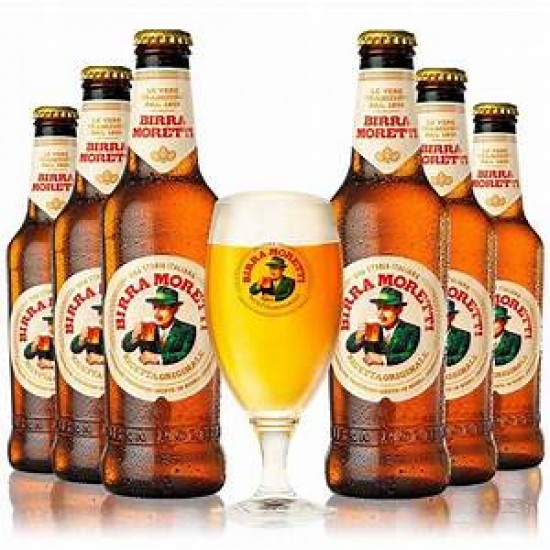 Birra Moretti Long Neck 330ml X 24