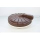 Round Chocolate Cake Standing On A Cake Stand