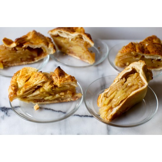 Apple Crumble in a Pastry case