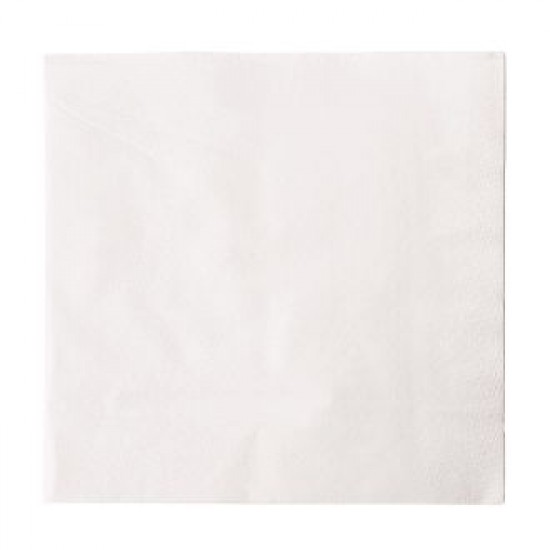 White Square Serviette 