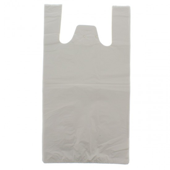 Plastic White Carrier Bag 