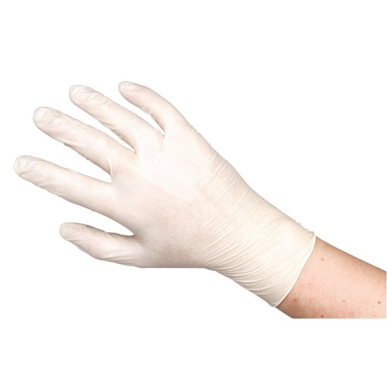 Hand with Deli Fit Med Powder Free Gloves 