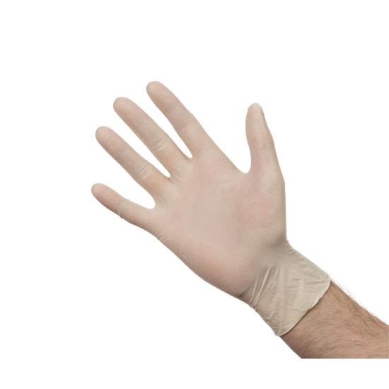 Hand with Deli Fit Med Powder Free Gloves 