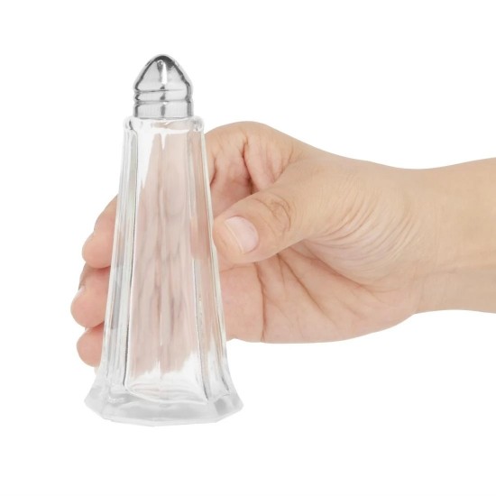 Glass Salt Tower Shaped Shaker