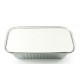 Silver Tin Foil Container+lid No.6 4x8''