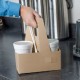 Kraft 2 Cup Carrier With Handle X 250