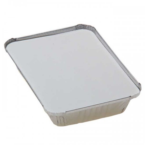 Foil Container & lid 9x6x2''