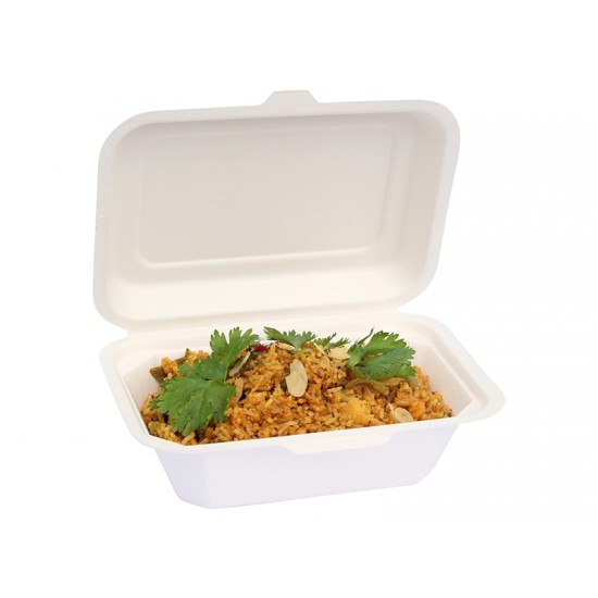 Bagasse 7'' Snack Box X 600