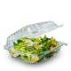 Sq Hinged Clear Salad Container 250cc X 50