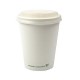 White Doublewalled Compostable 12oz Cup