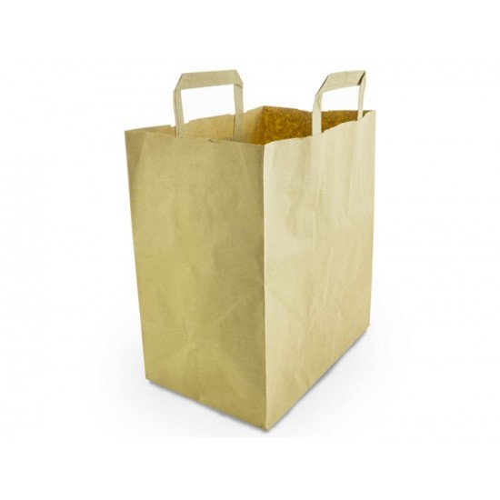 Brown Paper Large Kraft Carrier Bag Small X 250