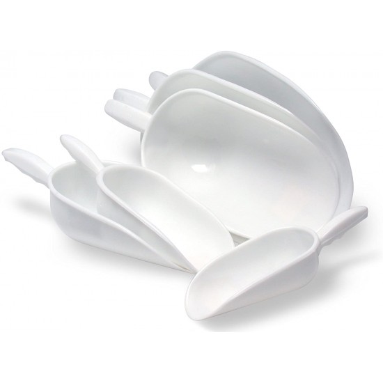 White Plastic Scoop