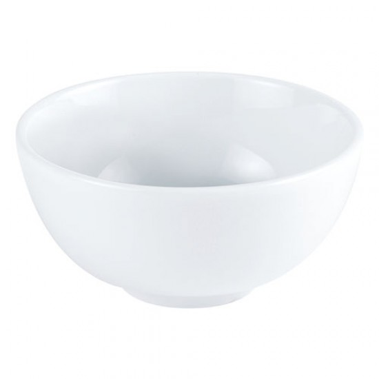 White Porcelain Standard Rice Bowl 13cm