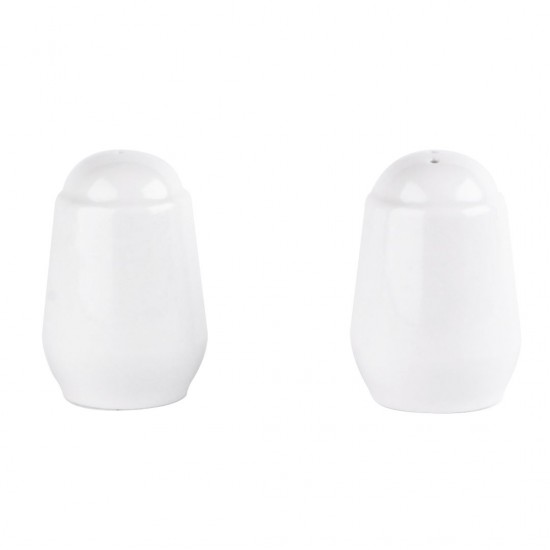 White Porcelain Salt Shaker