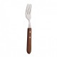 Wooden Handle Steak Fork X 12