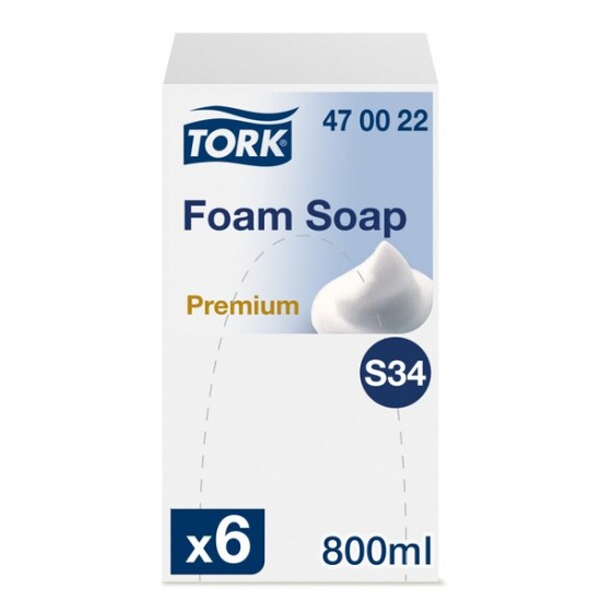 Tork Foam Soap Luxury 800ml X 6