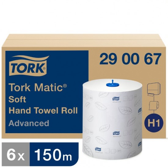 Tork Matic Hand Towel Adv White 150m in a Box