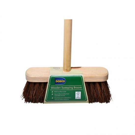 Wooden Sweeping Brush Bassine Comp 12''