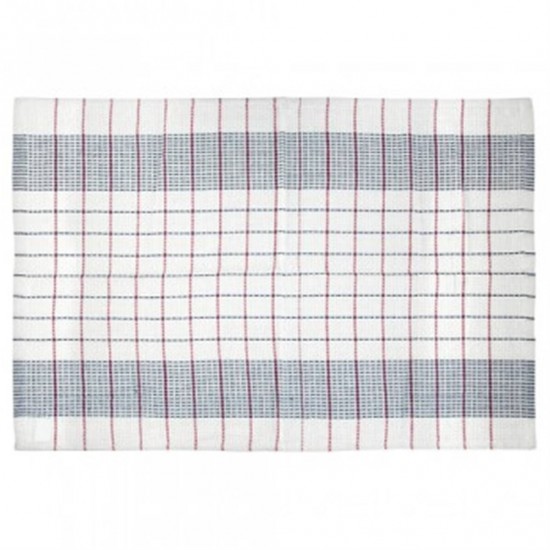 White Multistripe Heavy Teatowel  X12 (copy Glass Cloth)