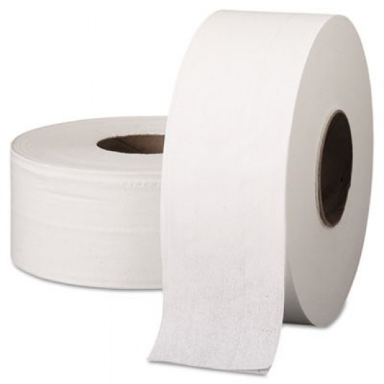 White Jumbo Toilet Roll 300m X 6