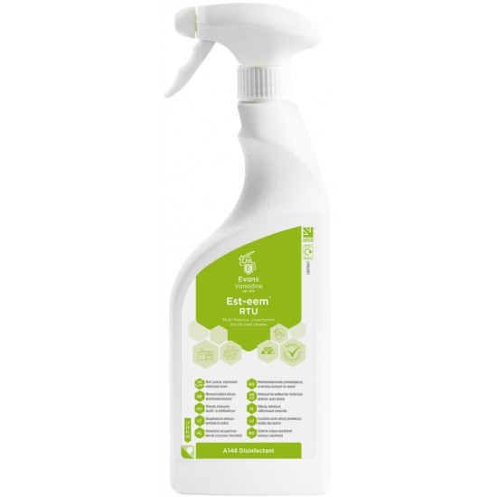 Spray Bottle Evans Esteem Anti Bac 750ml