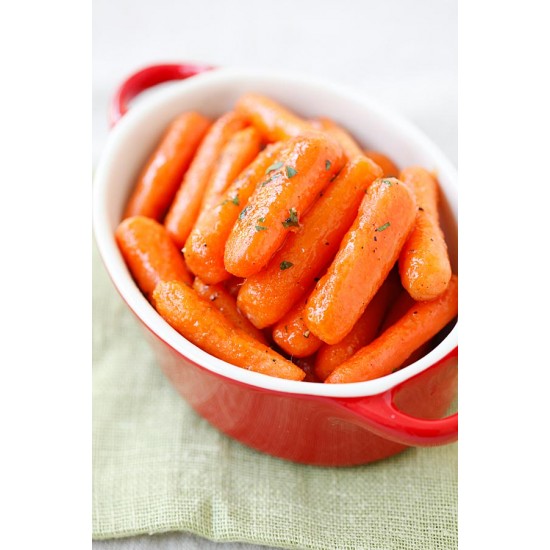 Pile of Orange Baby Carrots