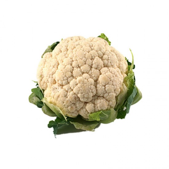 Cauliflower 1kg on a background