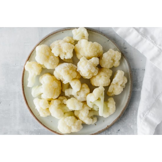 Cauliflower 1kg on a background