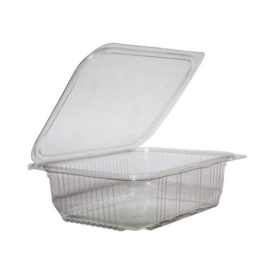 Hinged Salad Container 1000ml  Recycled Plastic Food Containers