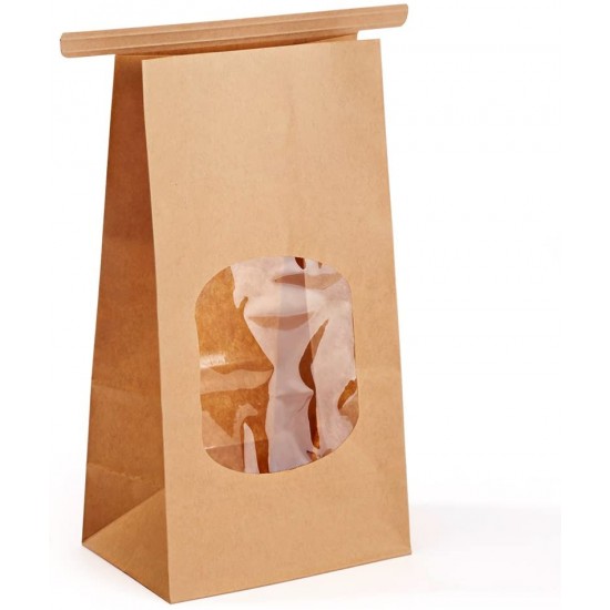 Kraft Treat Bag + Window X 250